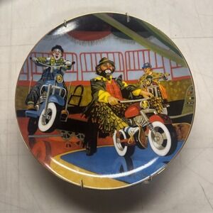 Ron Lee Wheelin Carnival Collection Clown Plate Limited Edition‎ #108 of 2,500